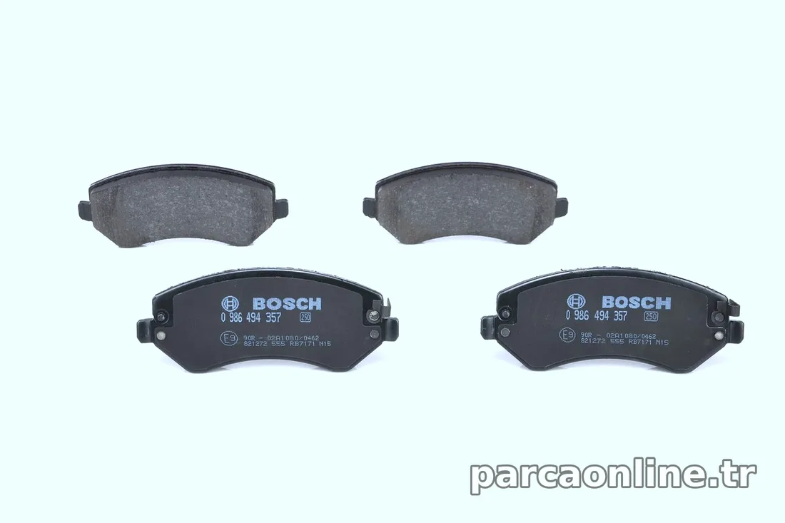 BOSCH 0986494357 Fren Disk Balata - BOSCH - 0986494357