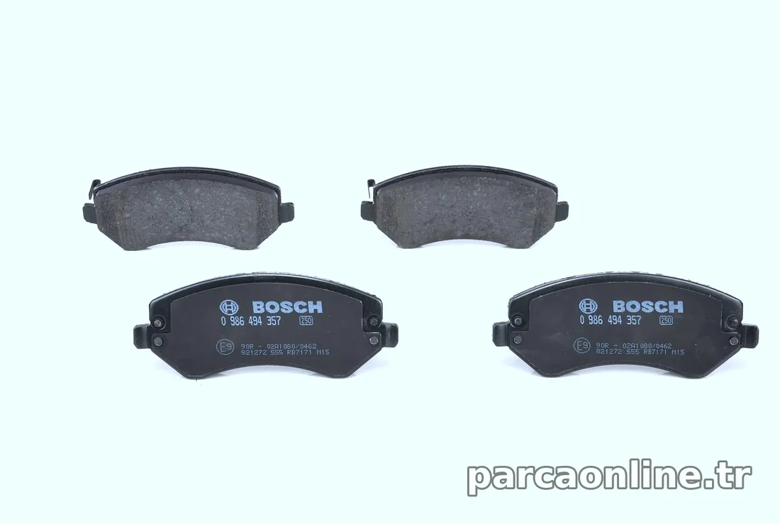 BOSCH 0986494357 Fren Disk Balata - BOSCH - 0986494357