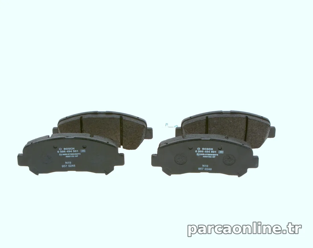 BOSCH 0986494501 Fren Disk Balata - BOSCH - 0986494501
