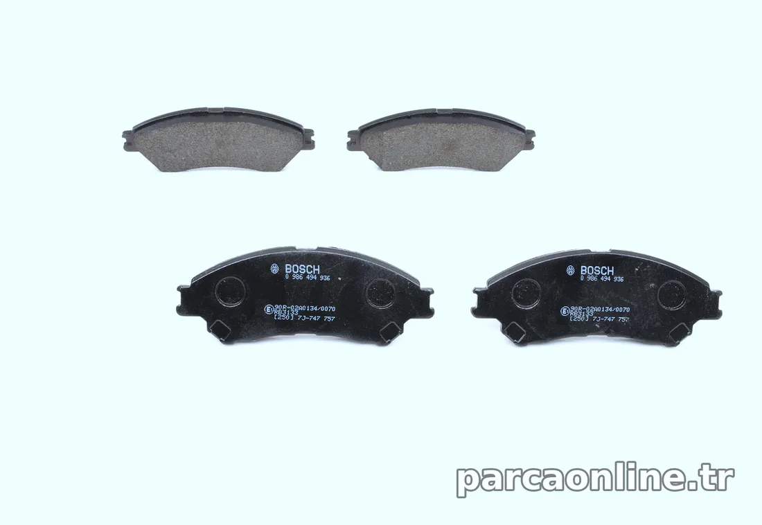 BOSCH 0986494936 Fren Disk Balata - BOSCH - 0986494936