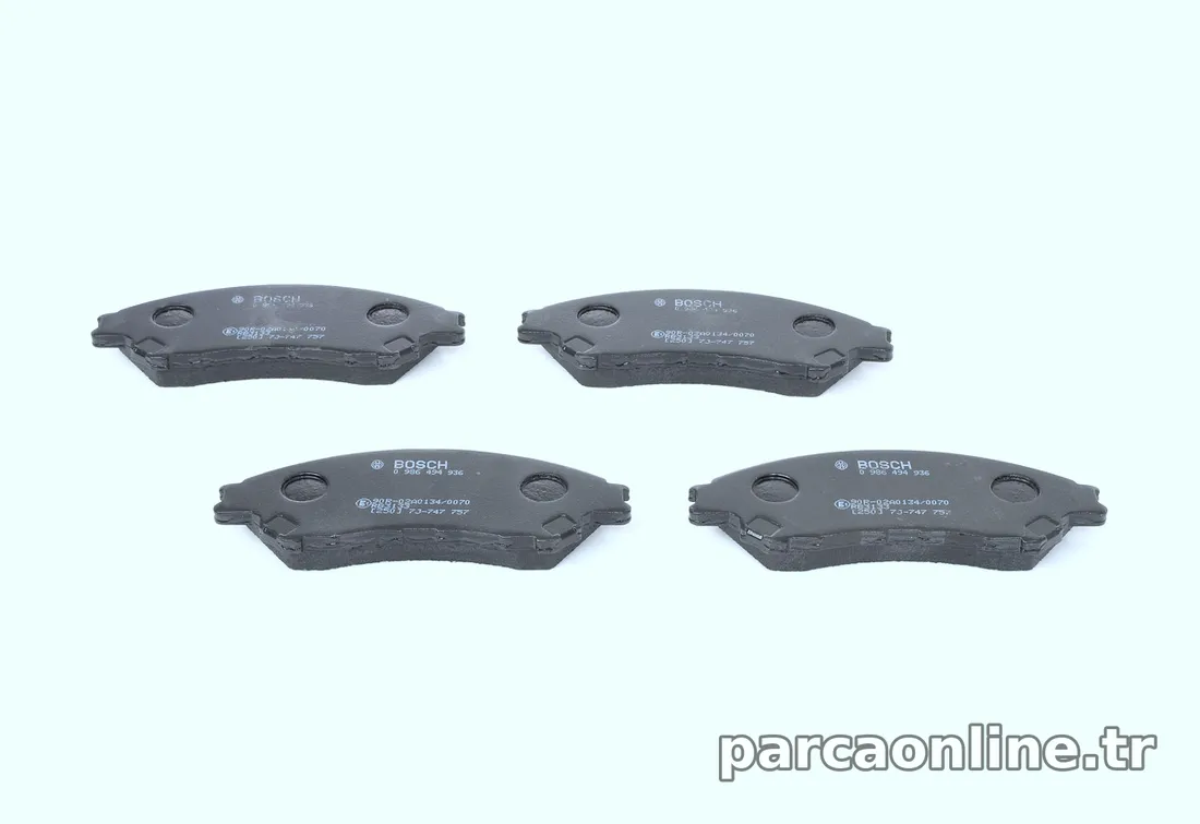 BOSCH 0986494936 Fren Disk Balata - BOSCH - 0986494936