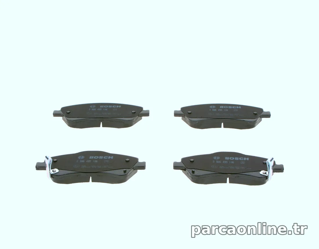 BOSCH 0986495106 Fren Disk Balata - BOSCH - 0986495106