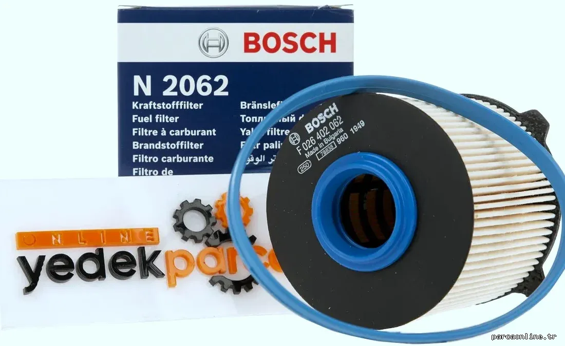BOSCH F026402062 | Yakıt Filtresi Opel Astra J / Insignia A / Meriva B / Zafira C / Cruze - BOSCH - BOS.F026402062 ,3