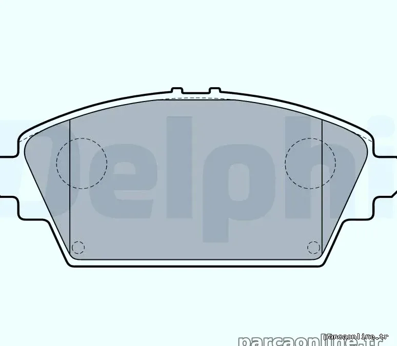 DELPHI LP1732 Fren Disk Balata - DELPHI - LP1732