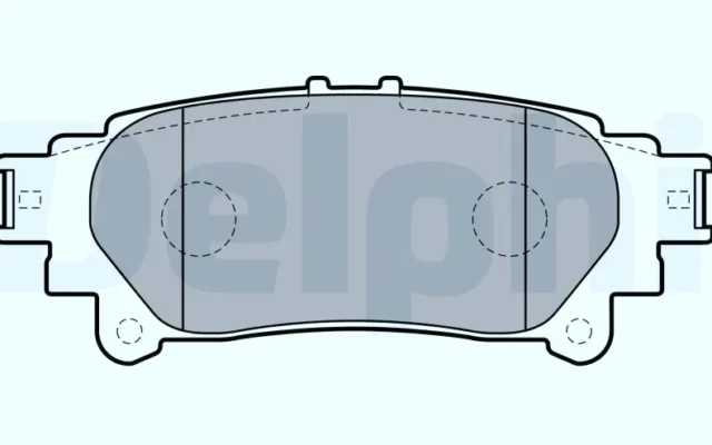 DELPHI LP2196 Fren Disk Balata