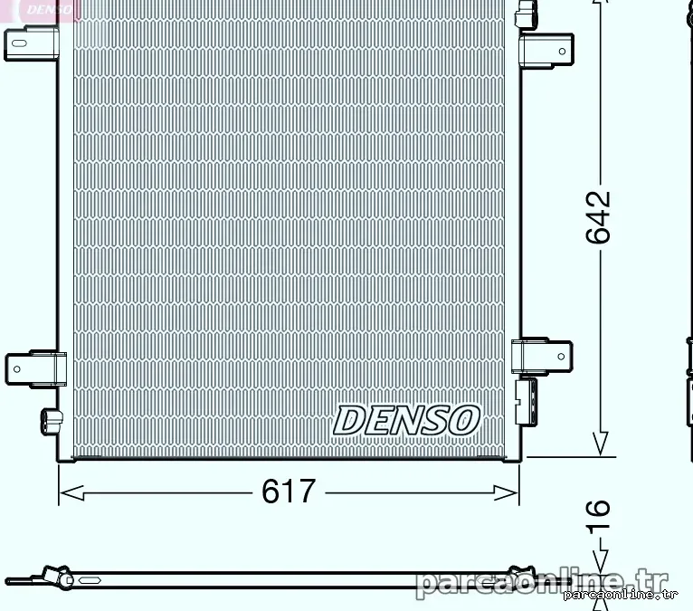 DENSO DCN46027 Klima Radyatörü - DENSO - DCN46027