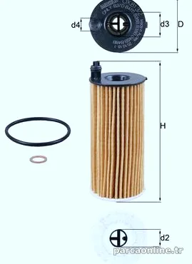 KNECHT OX8132D Yağ Filtresi