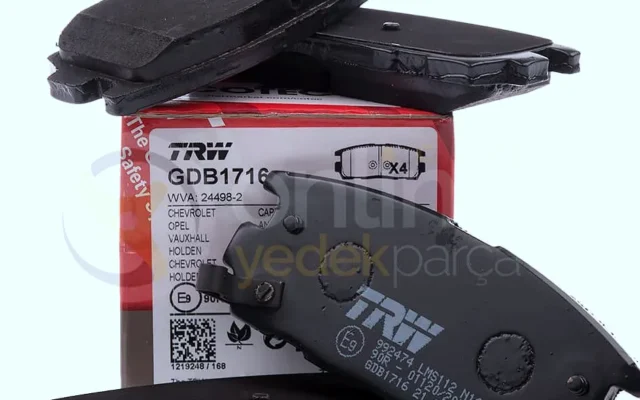 TRW GDB1716 | Chevrolet Captiva / Opel Antara Arka Fren Balata Takımı 07-12 2.0/2.2/2.4/3.0/3.2 – GDB1716 ,2