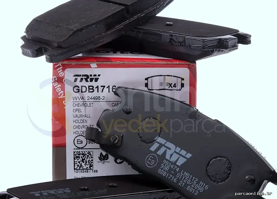 TRW GDB1716 | Chevrolet Captiva / Opel Antara Arka Fren Balata Takımı 07-12 2.0/2.2/2.4/3.0/3.2 - TRW - TRW.GDB1716 ,2