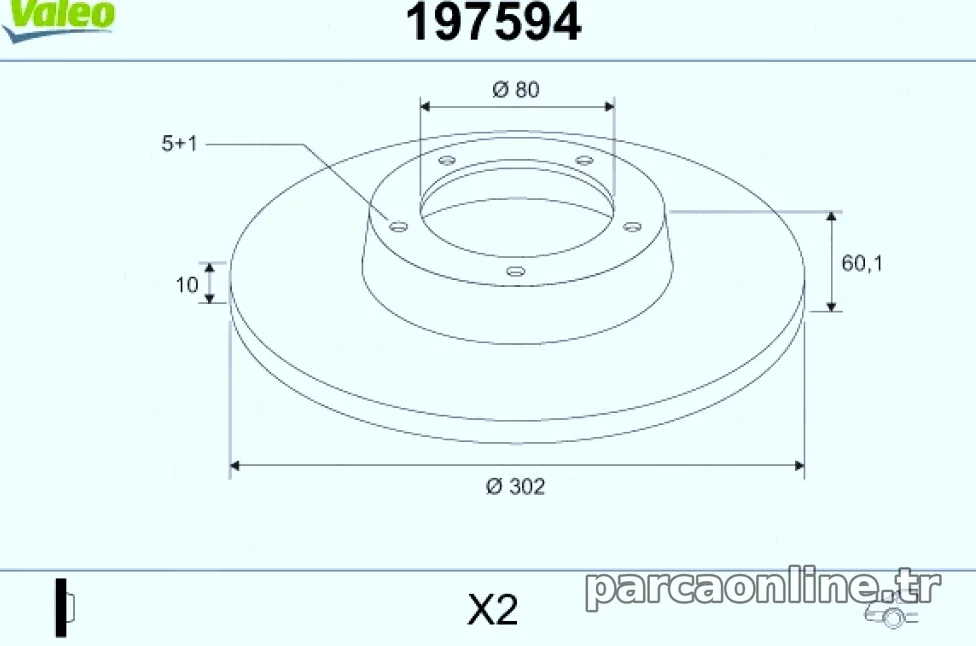 ARKA FREN AYNASI OUTLANDER 2,0 2,2 2,4 3,0 4WD 06 ->12 P4007 07 ->12 C-CROSSER 07 -> 13 5×302 – Valeo – VALEO 197594″ loading=”lazy” /></figure>
<p class=
