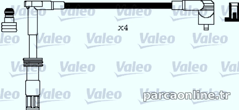 BUJI KABLOSU ALFA ROMEO T.SPARK 147 01>10 156 97>05 166 00>07 - Valeo - VALEO 346184