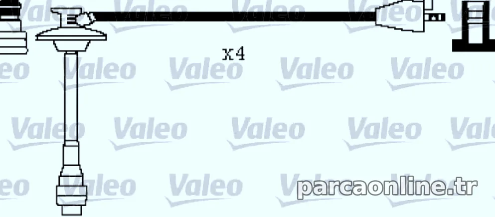 BUJI KABLOSU AVENSIS 2,0 (97>) - Valeo - VALEO 346452