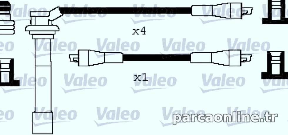 BUJI KABLOSU SUZUKI GRANDVITARA 16V (98>) - Valeo - VALEO 346288