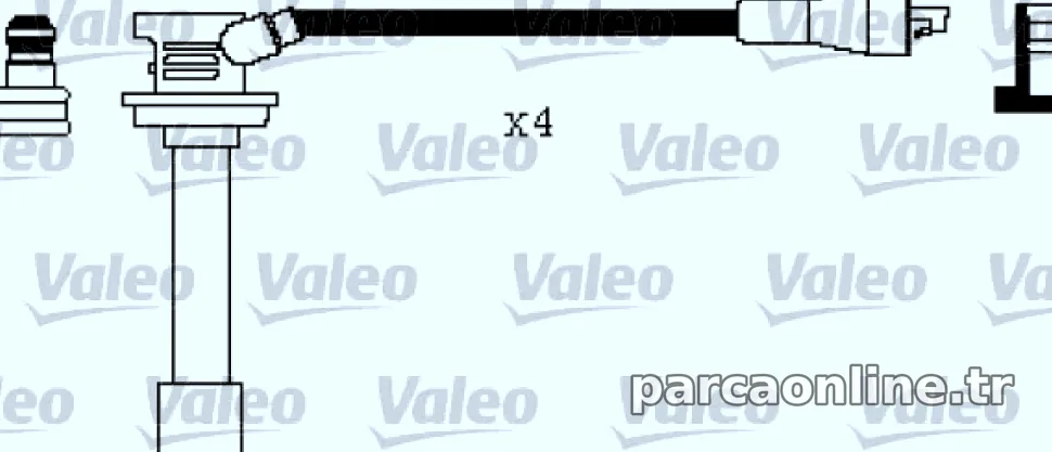 BUJI KABLOSU SUZUKI GRANDVITARA 16V (98>) - Valeo - VALEO 346537