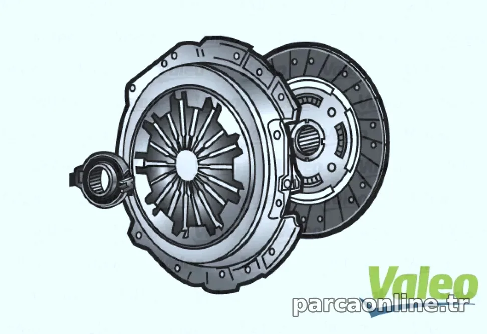 DEBRIYAJ SETI (828505 KIT 4P ICIN SERVIS KITI) TOYOTA RAV4 2.0I 4WD 16V - Valeo - VALEO 828505