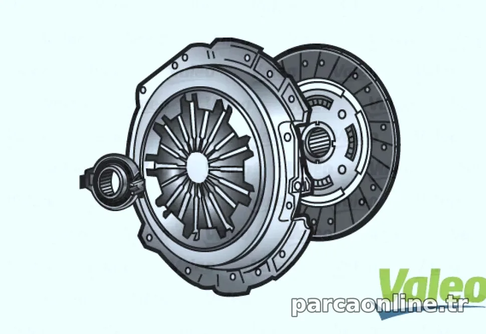 DEBRIYAJ SETI COROLLA 1,4 D4D 5 VITES 2004 2007 (E12 MOTOR) / (D 4D) - Valeo - VALEO 826810