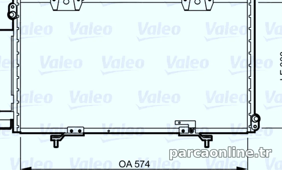 KLIMA RADYATORU AVENSIS 98>02 - Valeo - VALEO 817803
