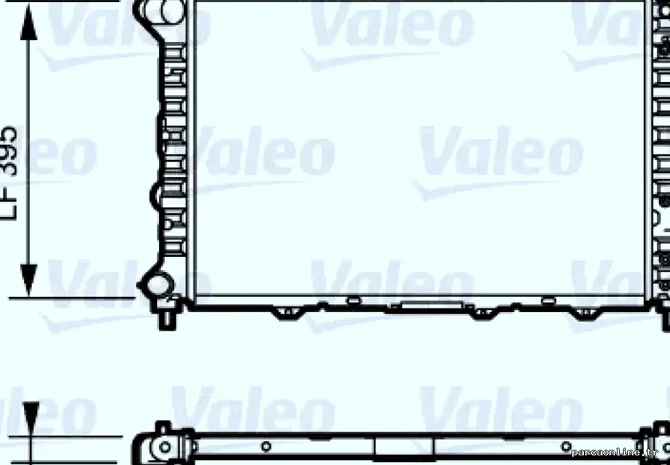 MOTOR RADYATORU LANCIA - Valeo - VALEO 732013