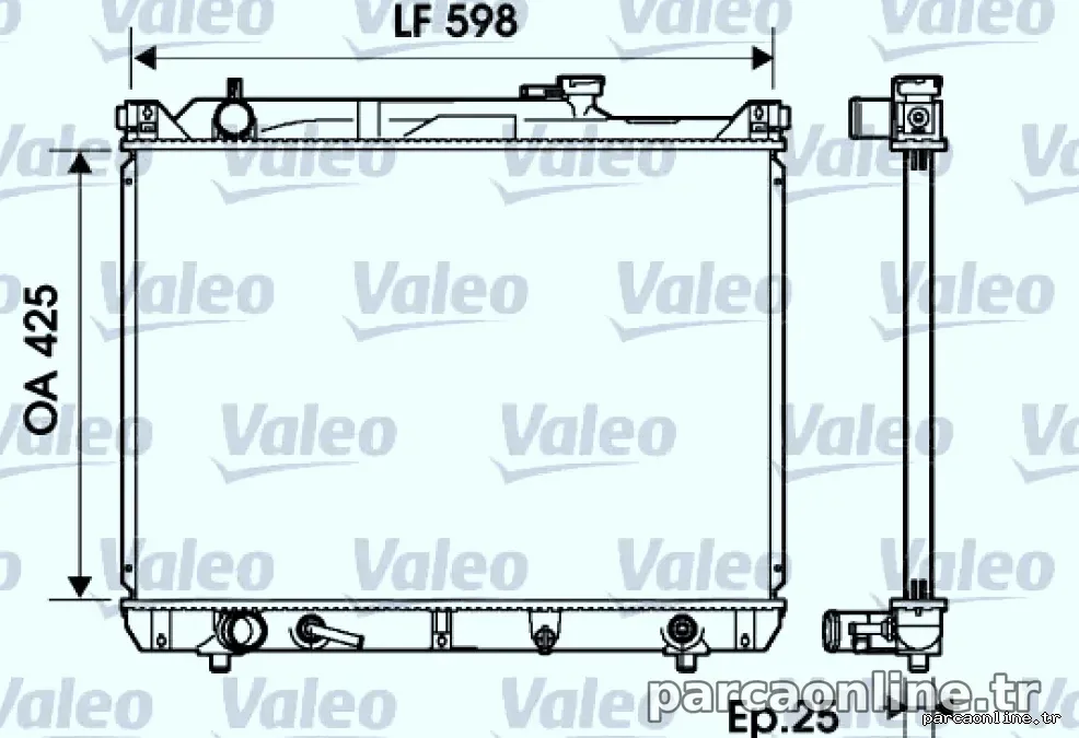 MOTOR SU RADYATORU GRAND VITARA 2,7 4X4 98>05 OTOMATIK - Valeo - VALEO 734161