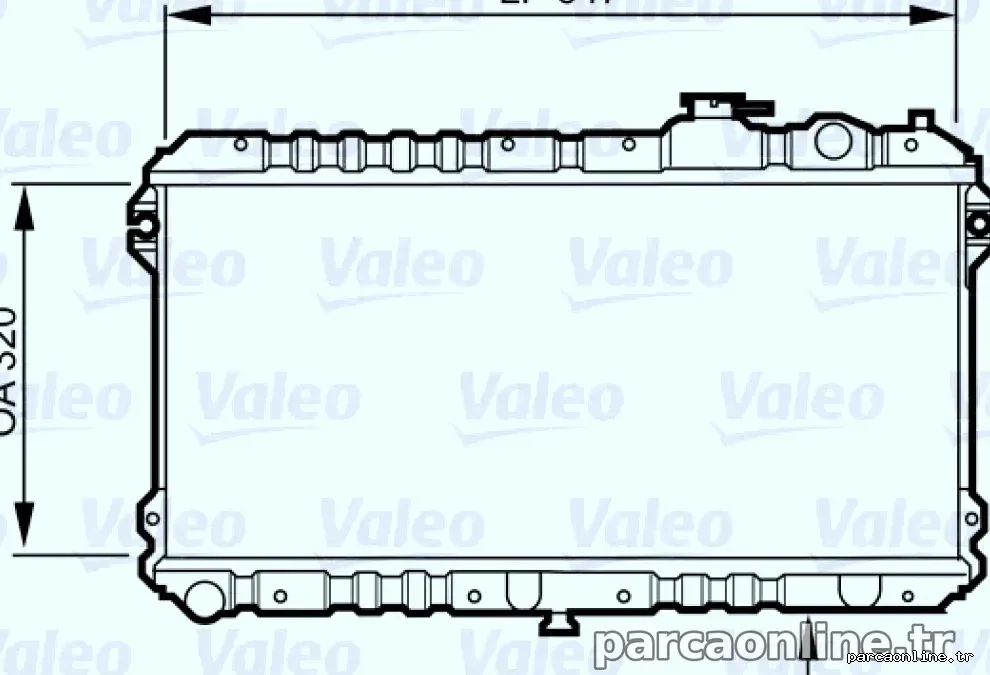 MOTOR SU RADYATORU MAZDA MX 5 96>00 MANUEL - Valeo - VALEO 731437