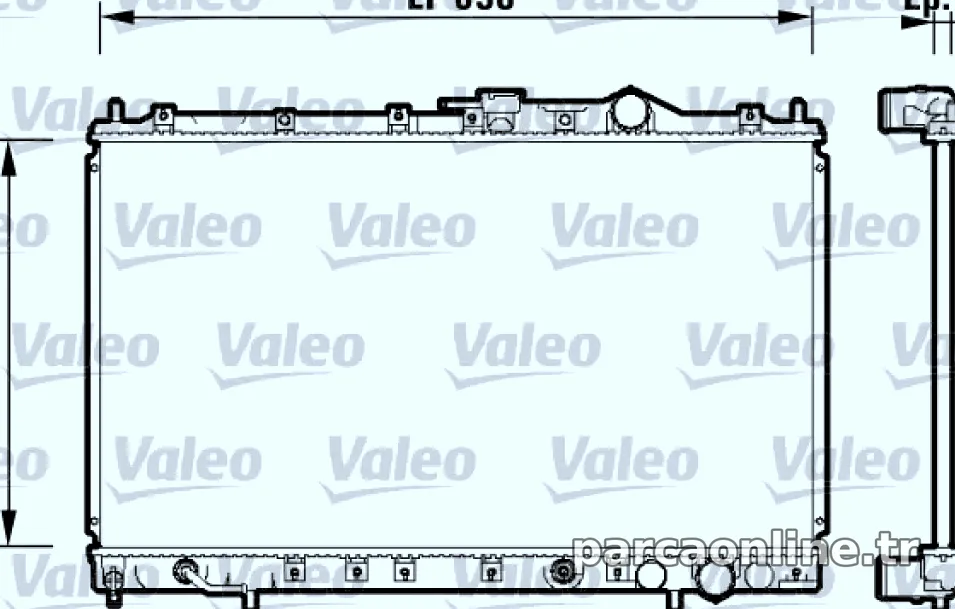 MOTOR SU RADYATORU SPACE WAGON (4G63 6 / 4G93) 92>98 MANUEL - Valeo - VALEO 734138