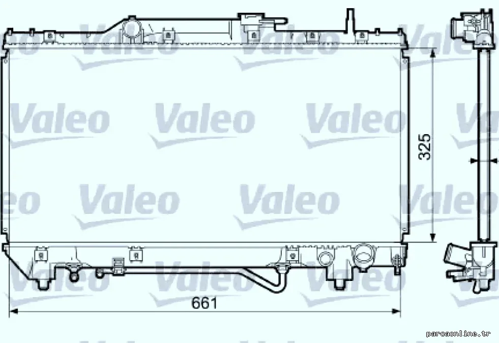 MOTOR SU RADYATORU TOYOTA CARINA CORONA ST191 92>97 OTOMATIK - Valeo - VALEO 731830
