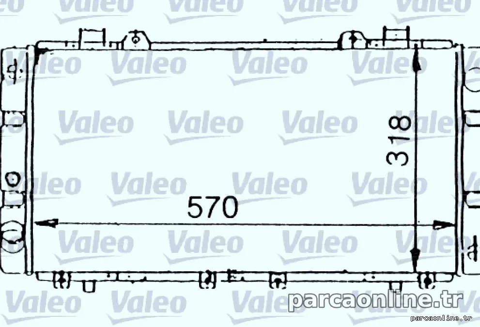 MOTOR SU RADYATORU TOYOTA MR 2 MANUEL 84>90 - Valeo - VALEO 731199