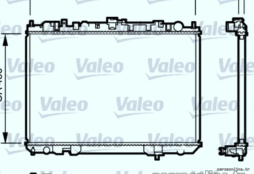 MOTOR SU RADYATORU X TRAIL 2,2 DCI 03>13 MANUEL - Valeo - VALEO 735081