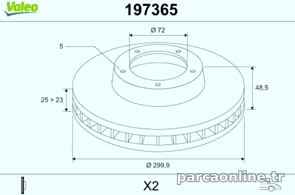 ON FREN AYNASI HAVALI MAZDA 3 03>09 MAZDA 5 05> 300X5 – Valeo – VALEO 197365″ loading=”lazy” /></figure>
<p class=