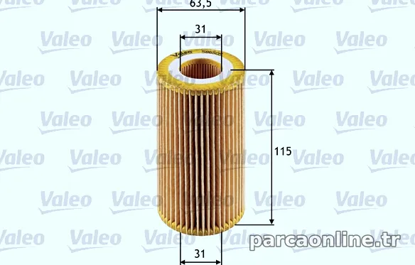VALEO 586505 Yağ Filtresi - VALEO - 586505