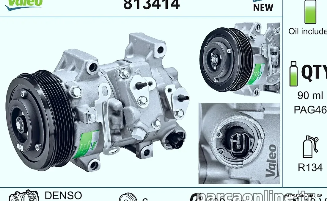 VALEO 813414 Klima Kompresörü - VALEO - 813414