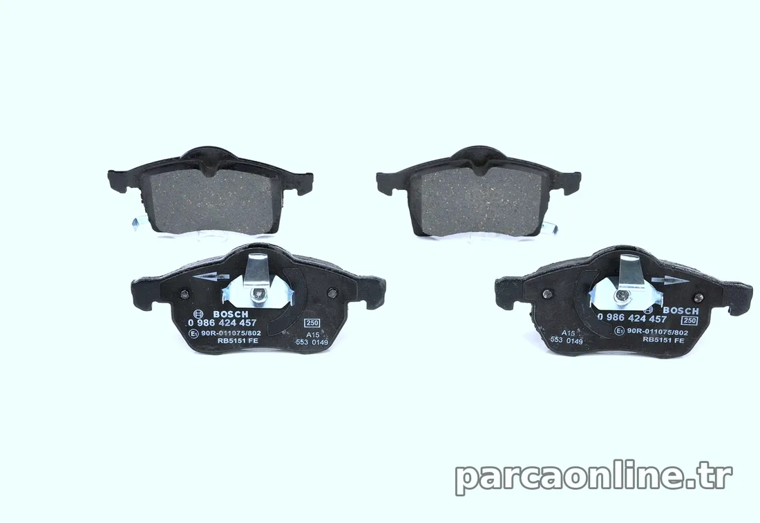 BOSCH 0986424457 Fren Disk Balata - BOSCH - 0986424457
