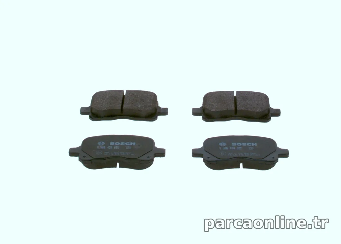 BOSCH 0986424692 Fren Disk Balata - BOSCH - 0986424692