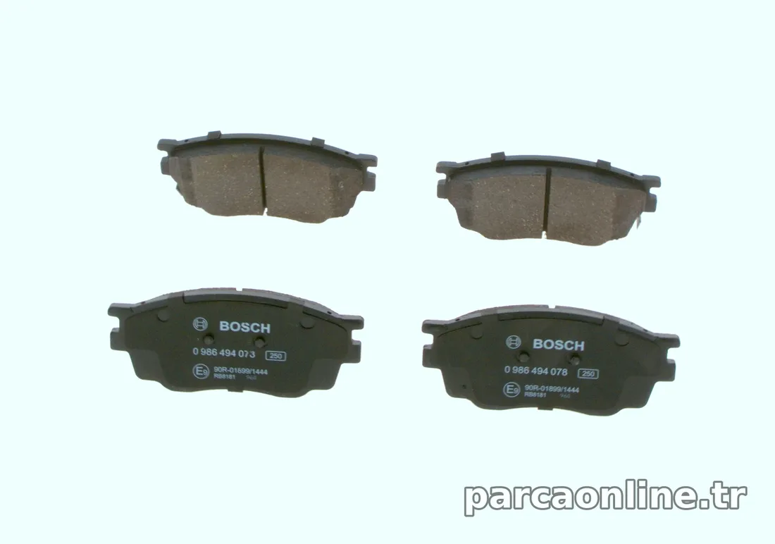 BOSCH 0986494078 Fren Disk Balata - BOSCH - 0986494078