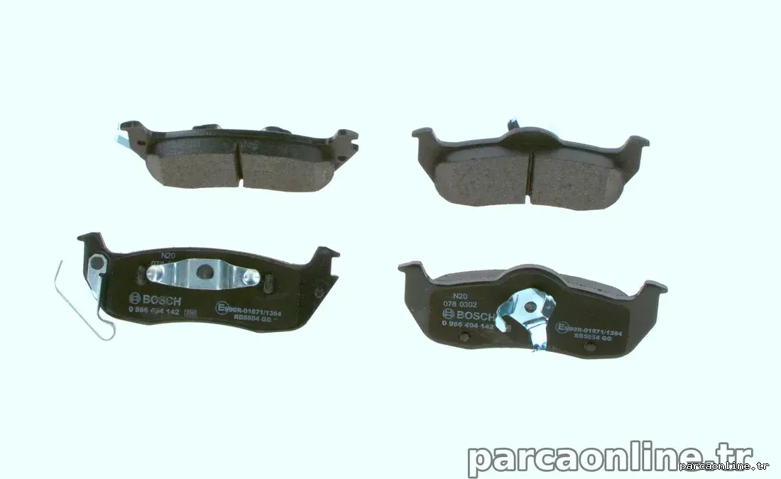 BOSCH 0986494142 Fren Disk Balata - BOSCH - 0986494142