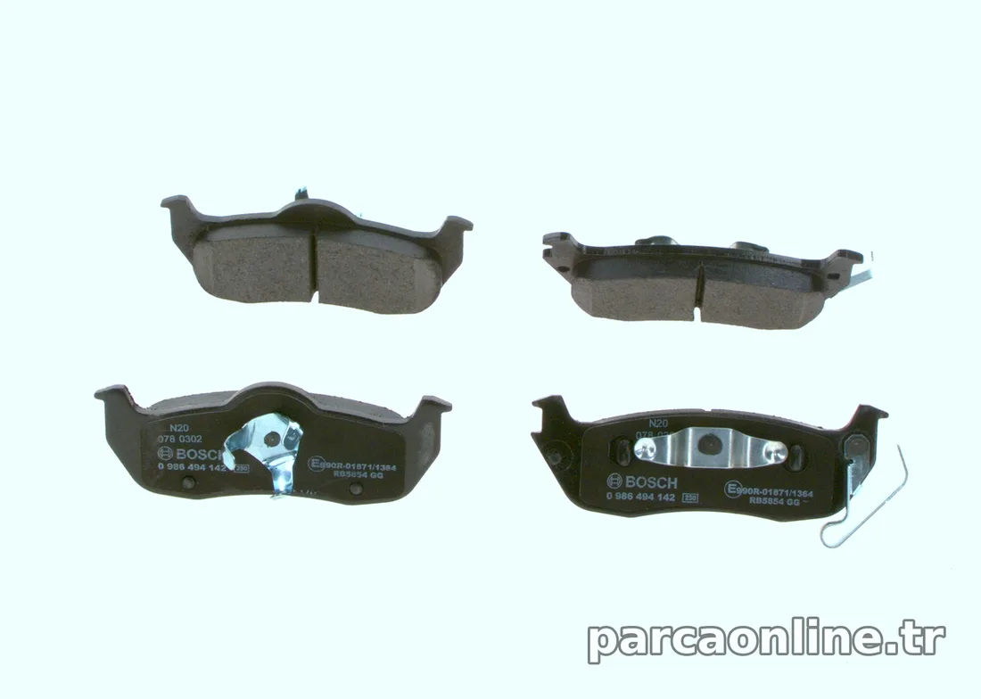 BOSCH 0986494142 Fren Disk Balata - BOSCH - 0986494142