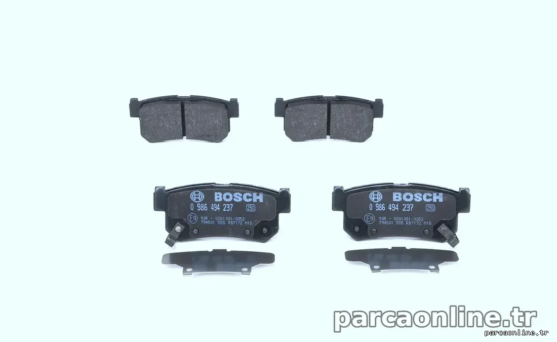 BOSCH 0986494237 Fren Disk Balata - BOSCH - 0986494237