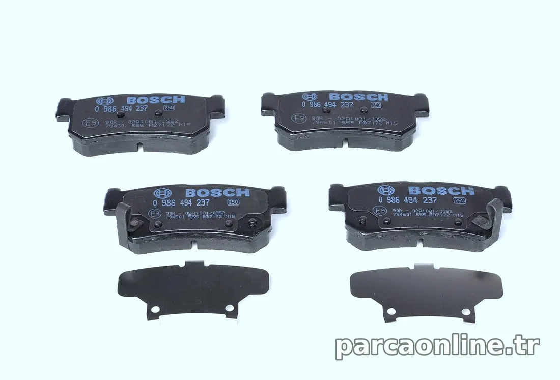 BOSCH 0986494237 Fren Disk Balata - BOSCH - 0986494237