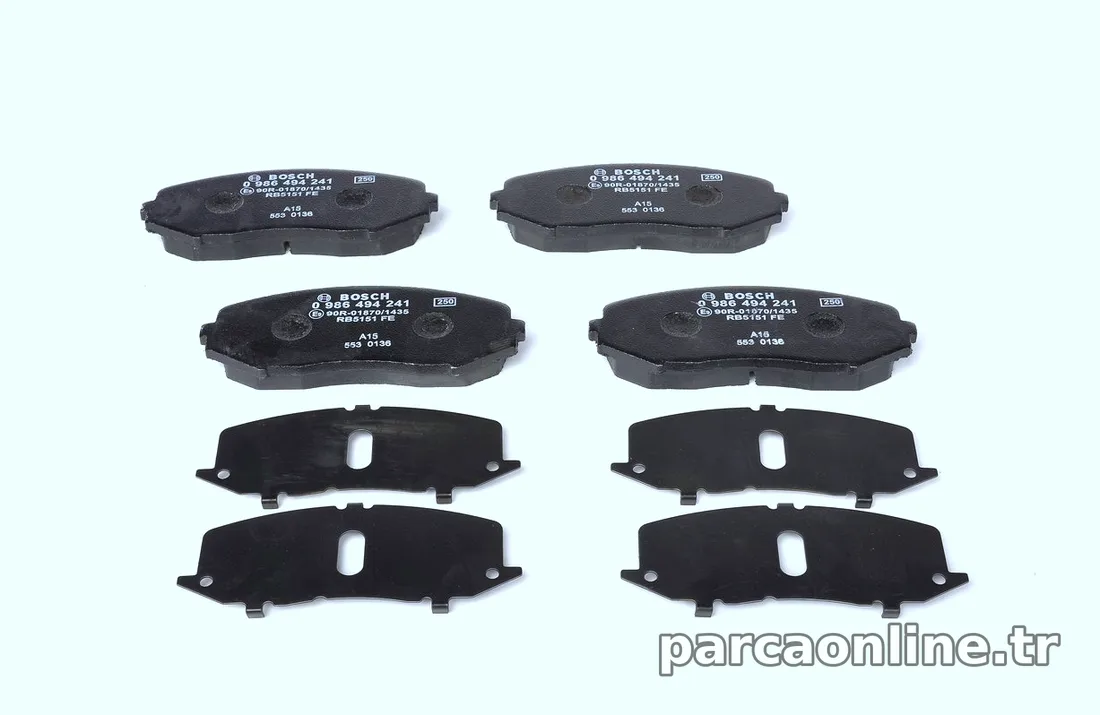 BOSCH 0986494241 Fren Disk Balata - BOSCH - 0986494241
