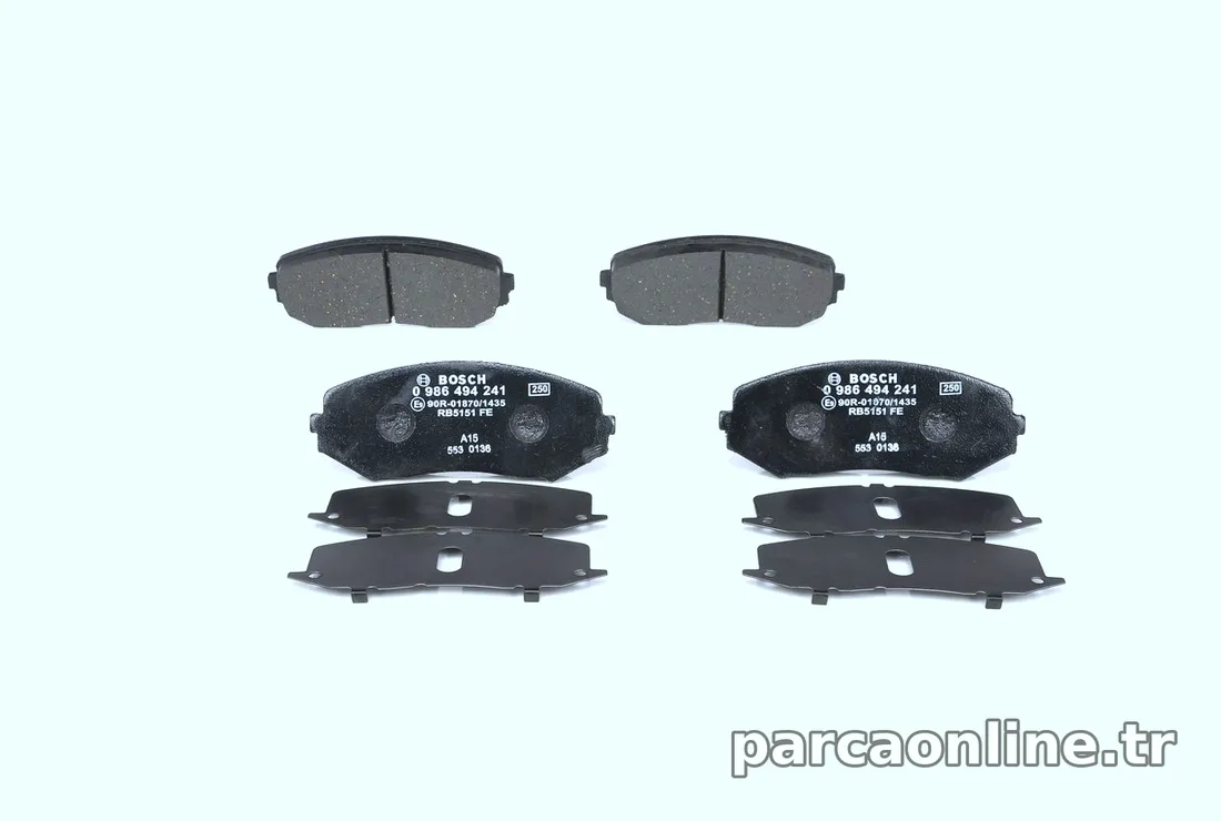 BOSCH 0986494241 Fren Disk Balata - BOSCH - 0986494241