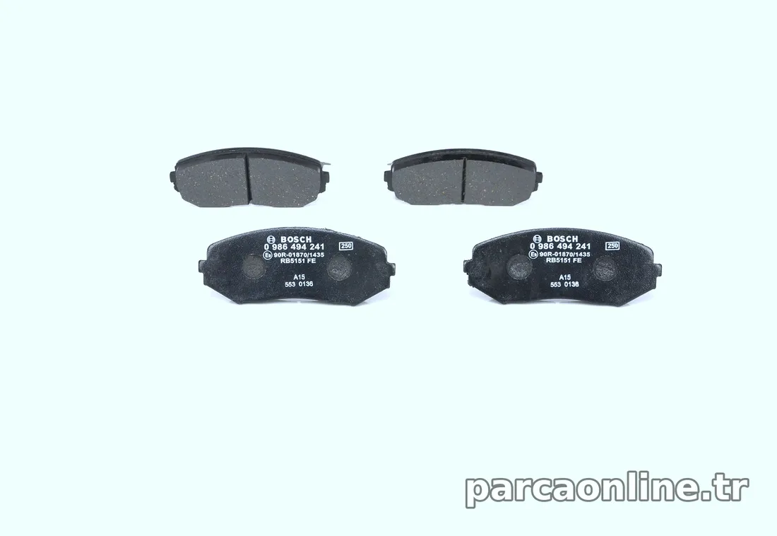BOSCH 0986494241 Fren Disk Balata - BOSCH - 0986494241