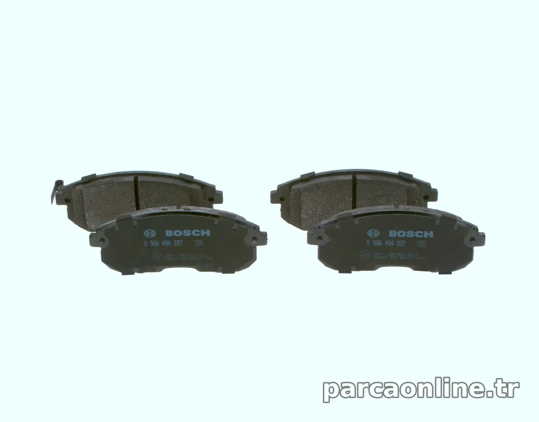 BOSCH 0986494337 Fren Disk Balata - BOSCH - 0986494337
