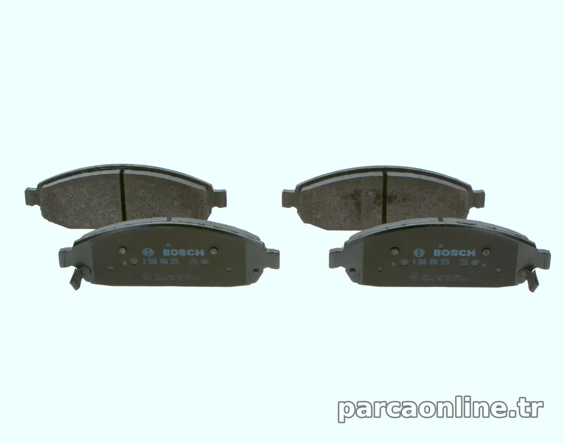BOSCH 0986494370 Fren Disk Balata - BOSCH - 0986494370