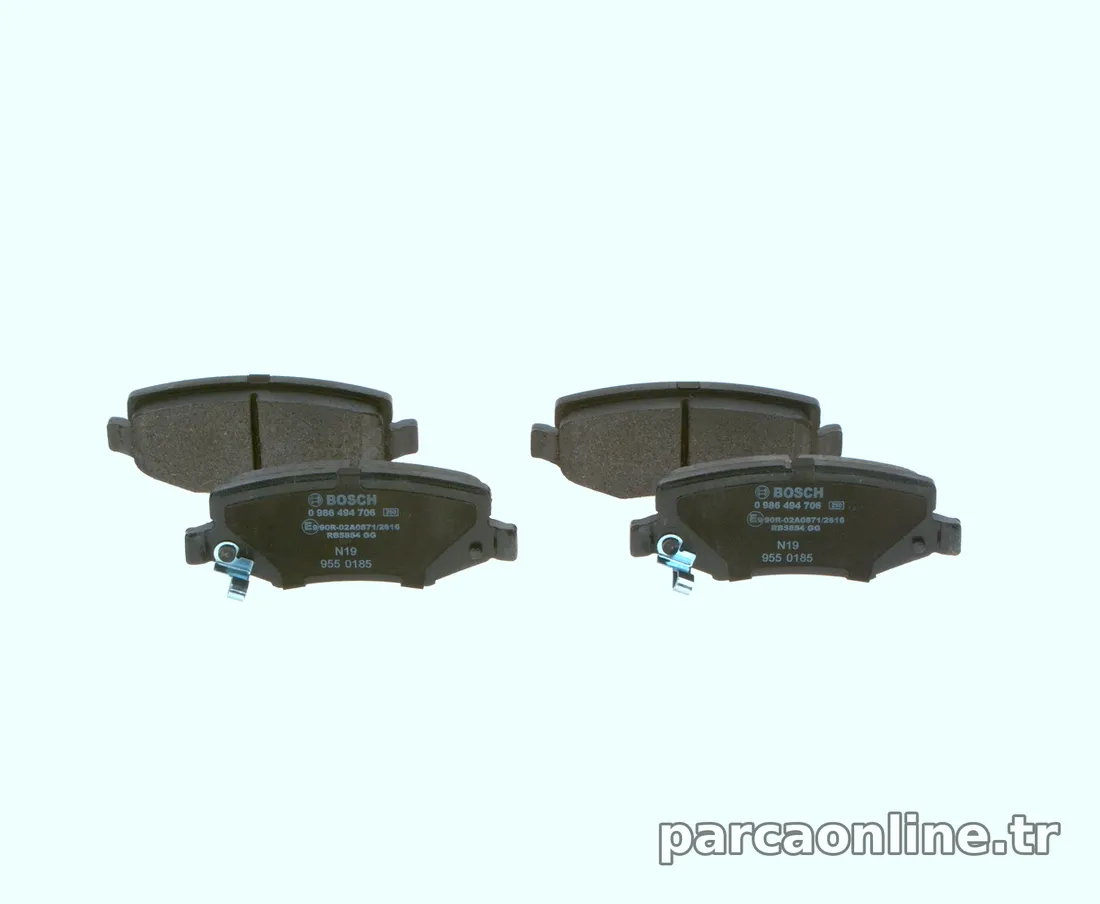 BOSCH 0986494706 Fren Disk Balata - BOSCH - 0986494706
