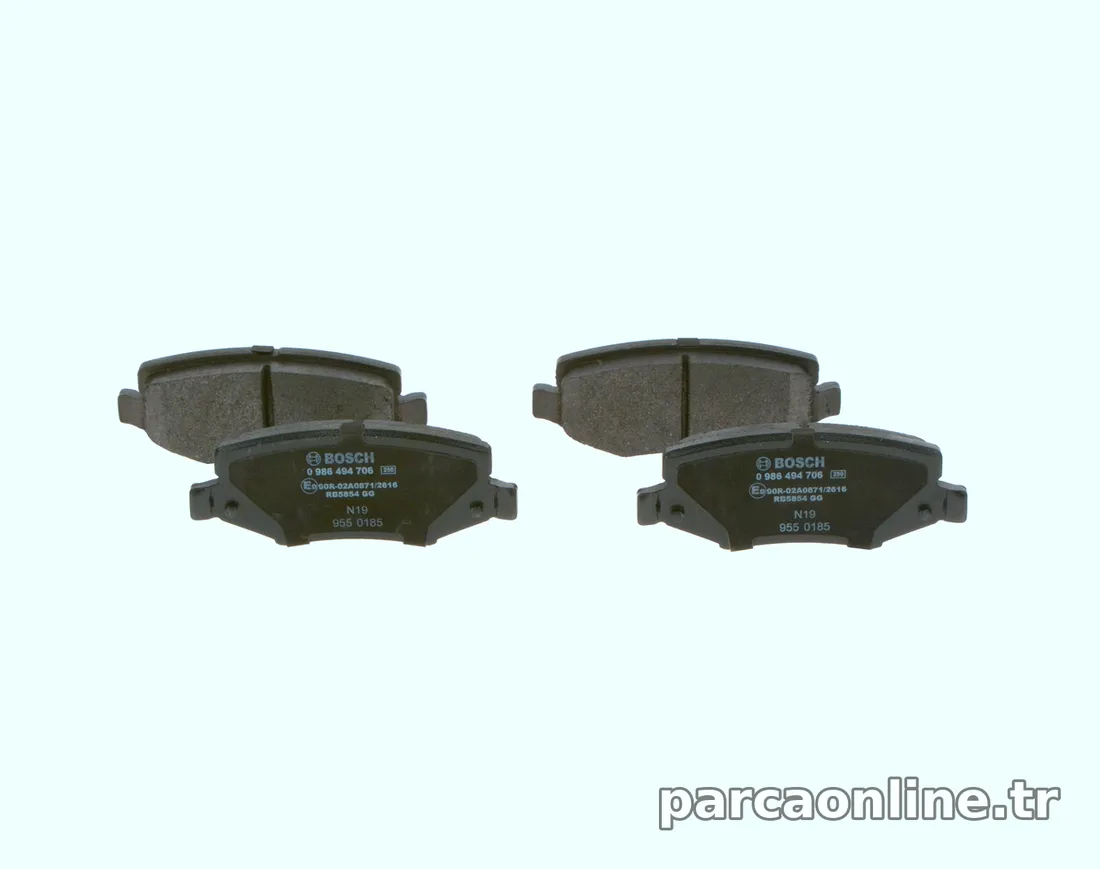 BOSCH 0986494706 Fren Disk Balata - BOSCH - 0986494706