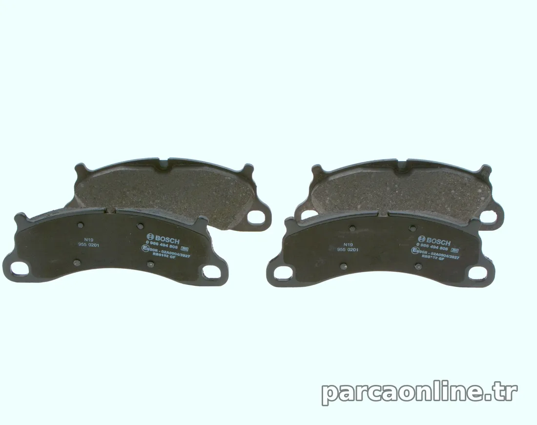 BOSCH 0986494806 Fren Disk Balata - BOSCH - 0986494806