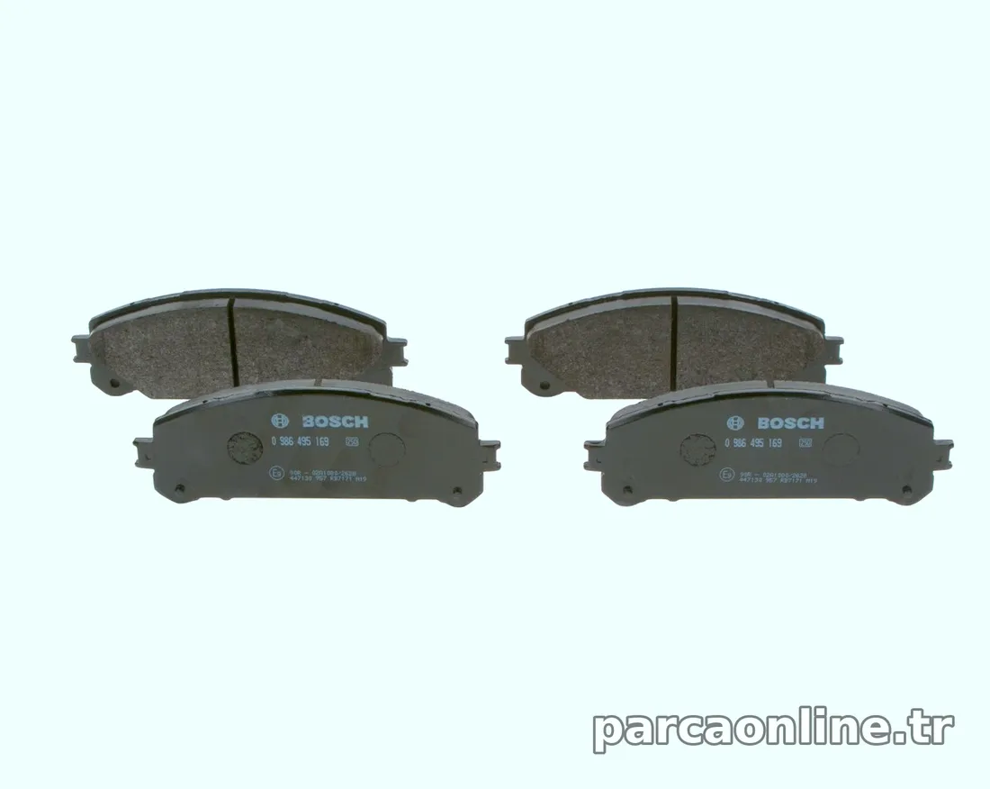 BOSCH 0986495169 Fren Disk Balata - BOSCH - 0986495169