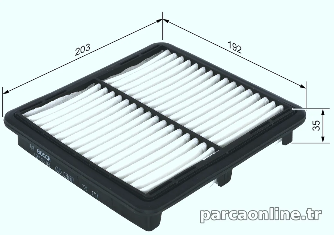 BOSCH 1987429166 Hava Filtresi - BOSCH - 1987429166
