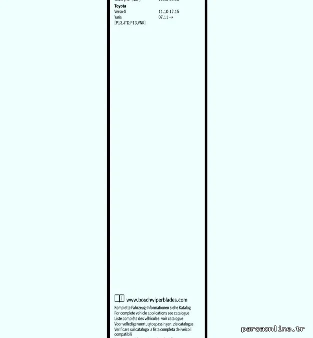BOSCH 3397006803 Silecek Süpürgesi - BOSCH - 3397006803