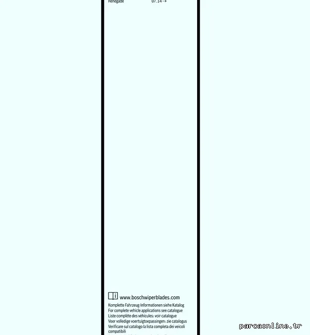 BOSCH 3397014118 Silecek Süpürgesi - BOSCH - 3397014118
